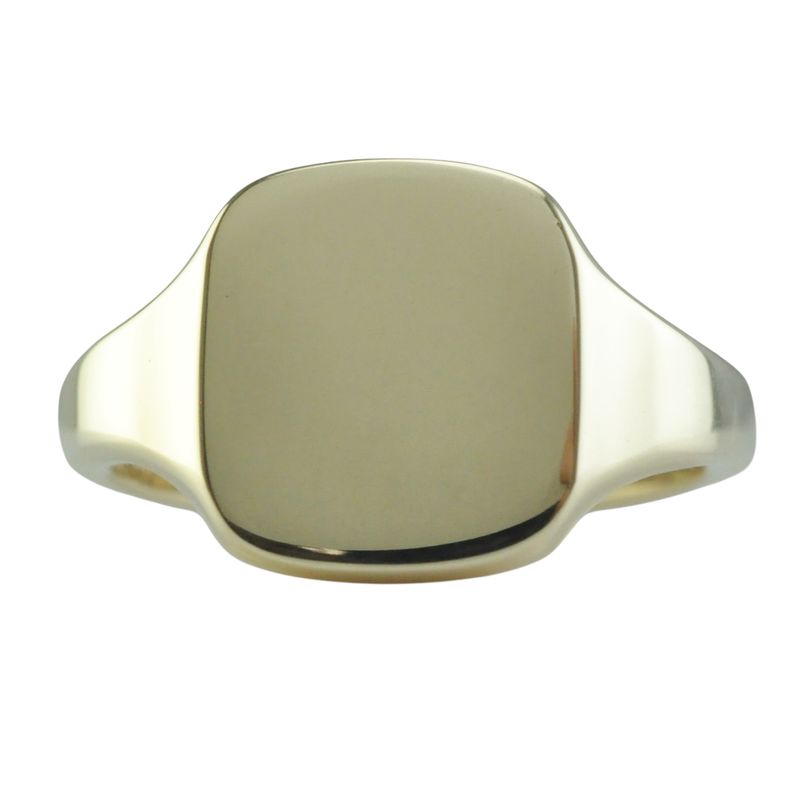 Vintage 9ct Gold Square Signet Ring