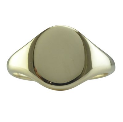 9ct Gold Ladies Oxford Signet Ring