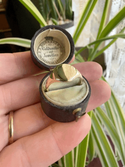 9ct Gold Ladies Oxford Signet Ring