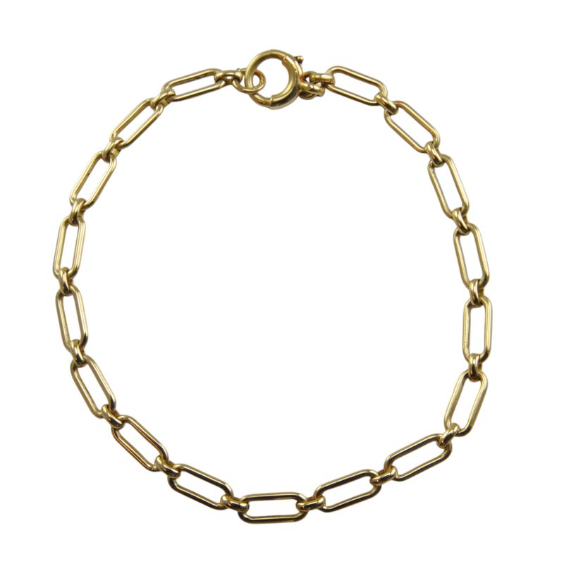 18ct Gold Paperlink Bracelet