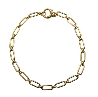 18ct Gold Paperlink Bracelet