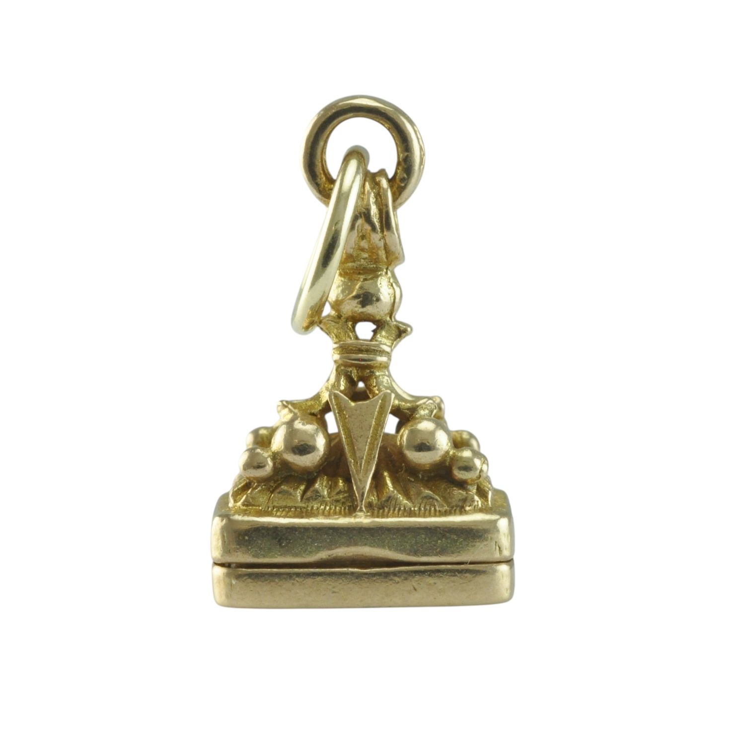 1950s Gold Locket Fob