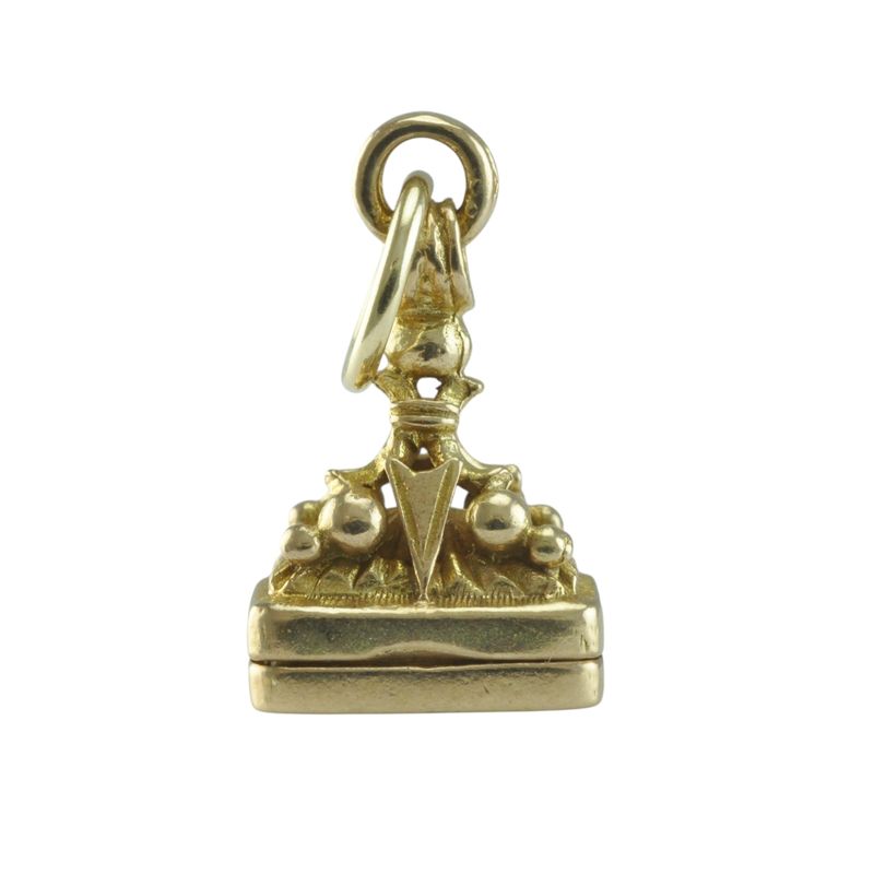 1950s Gold Locket Fob