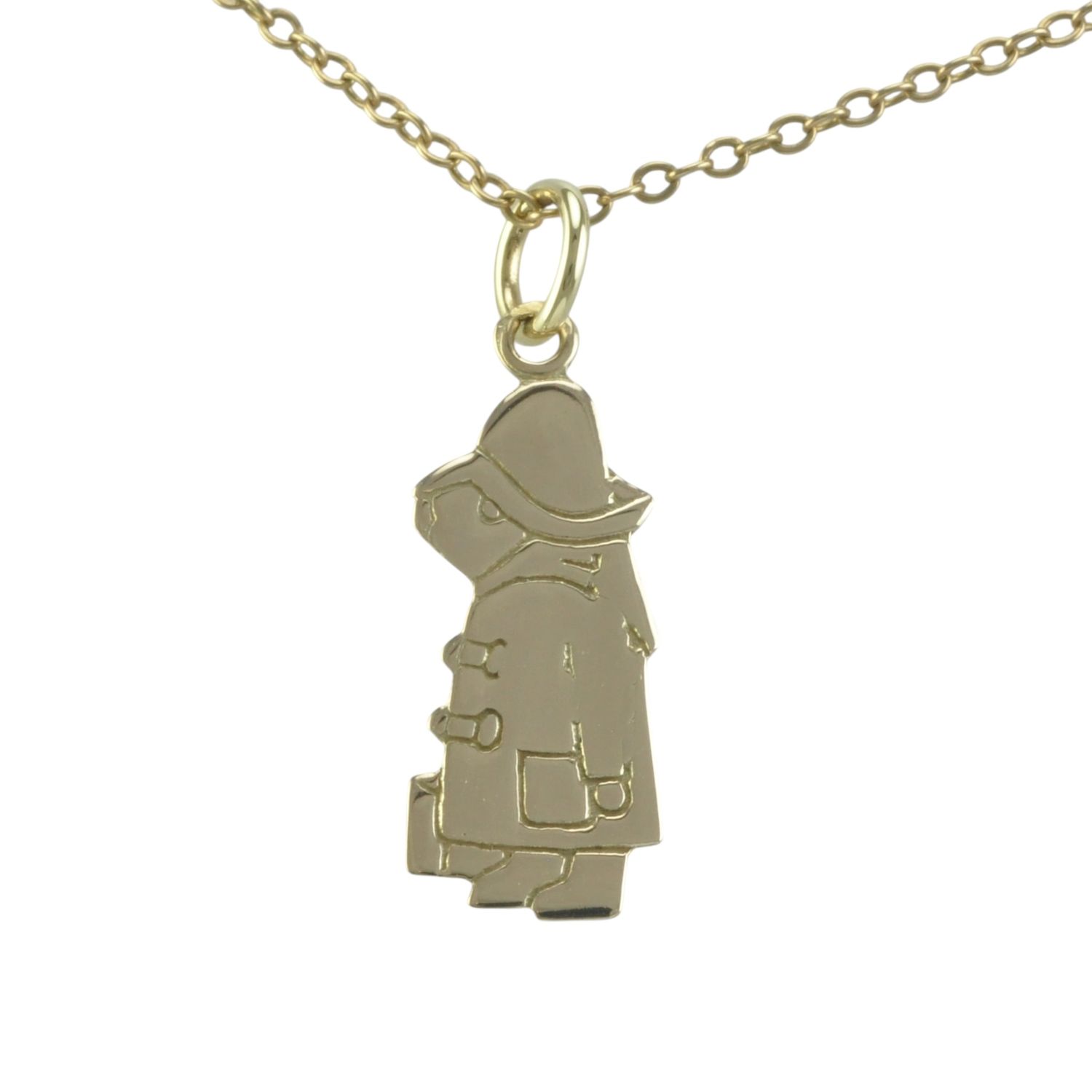 9ct Yellow Gold Paddington Bear Charm