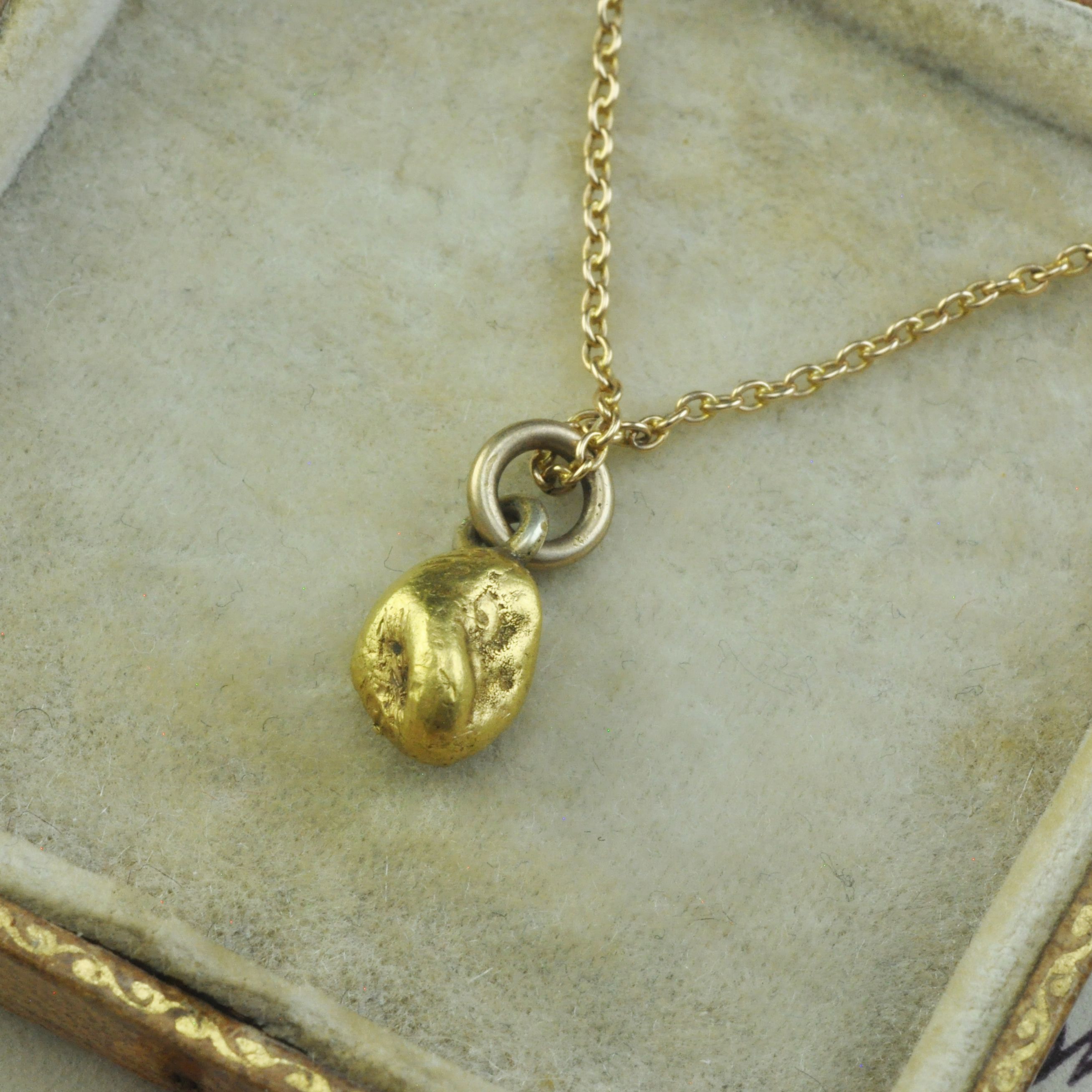 22ct Gold Nugget Pendant