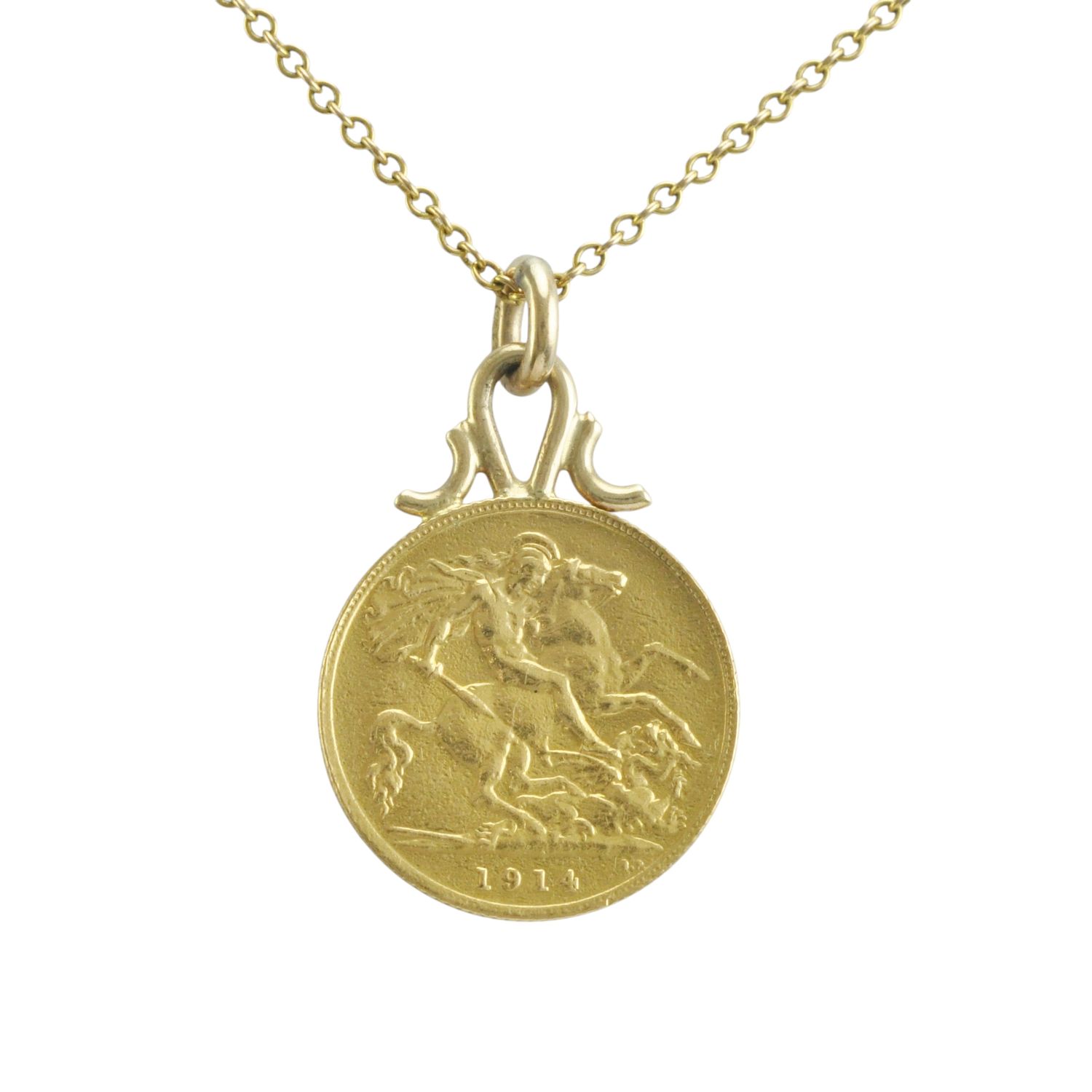 Half Sovereign and Scroll Top Pendant Mount