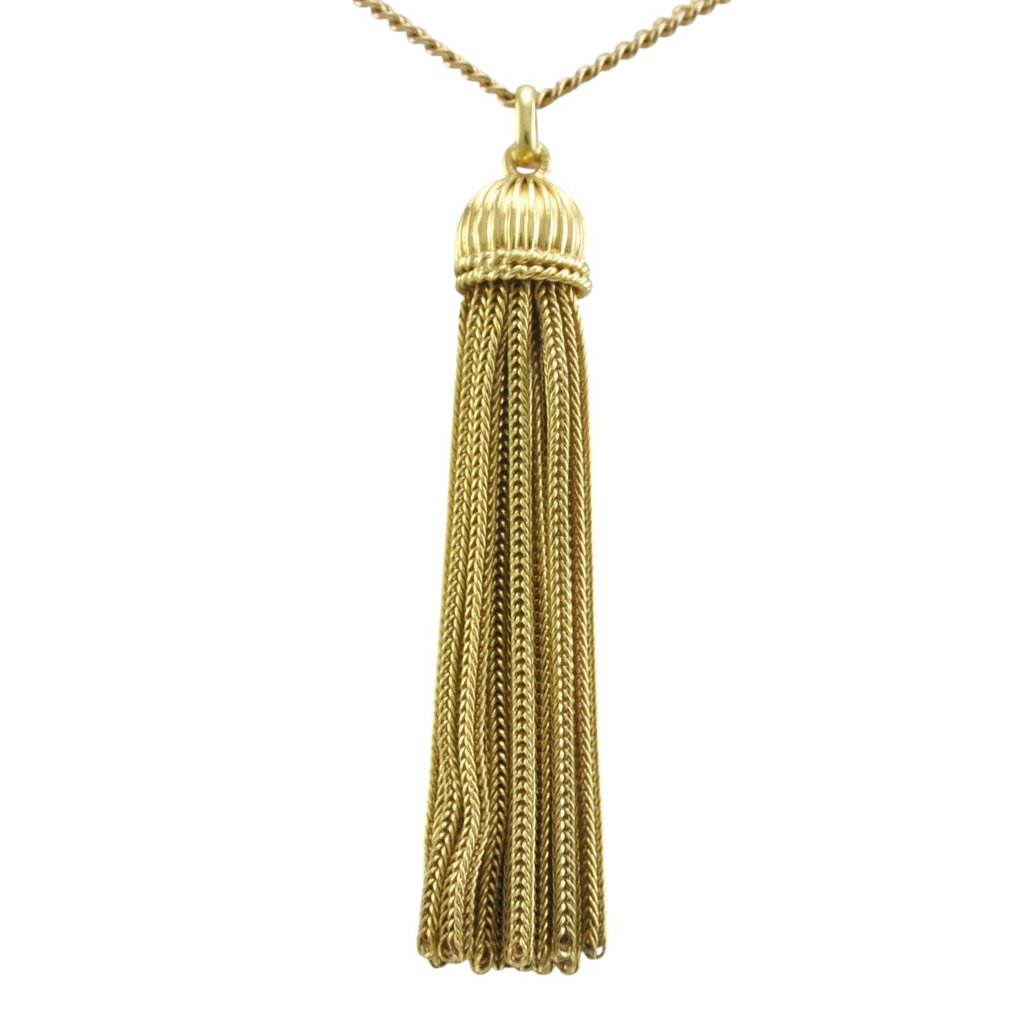 18ct Gold Tassel Pendant 18ct Gold Tassel Pendant
