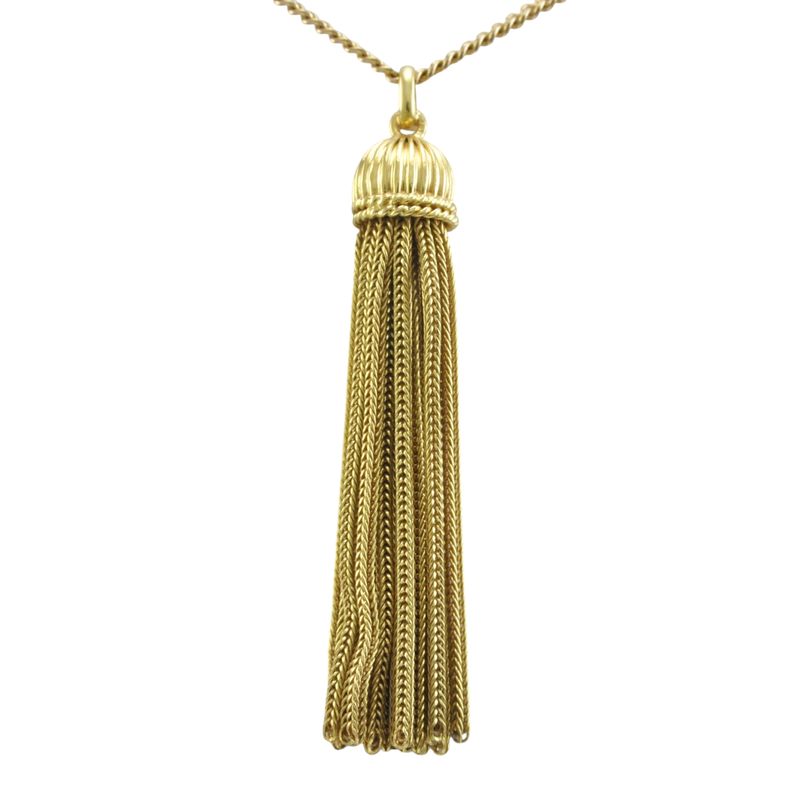 18ct Gold Tassel Pendant