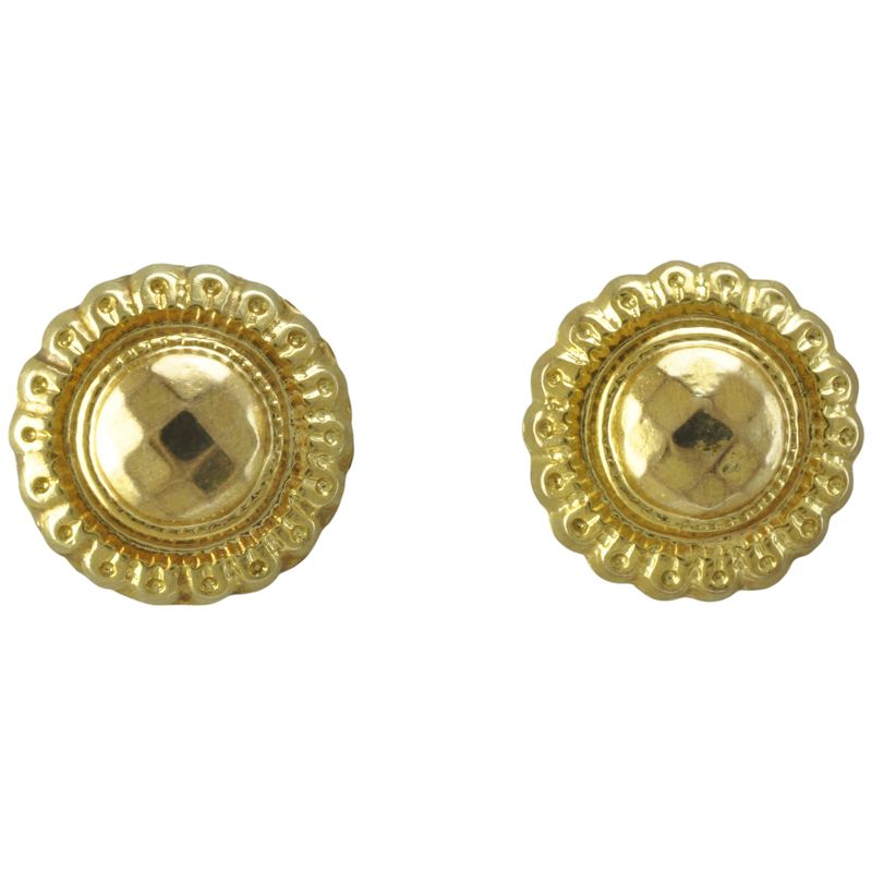 9ct Gold Patterned Studs
