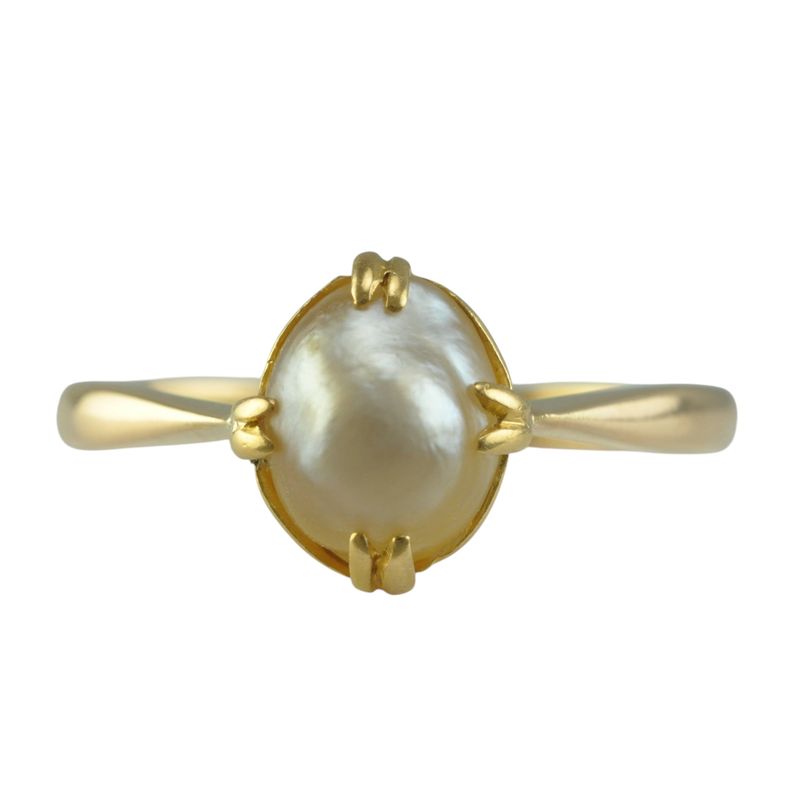 22ct Gold Pearl Ring