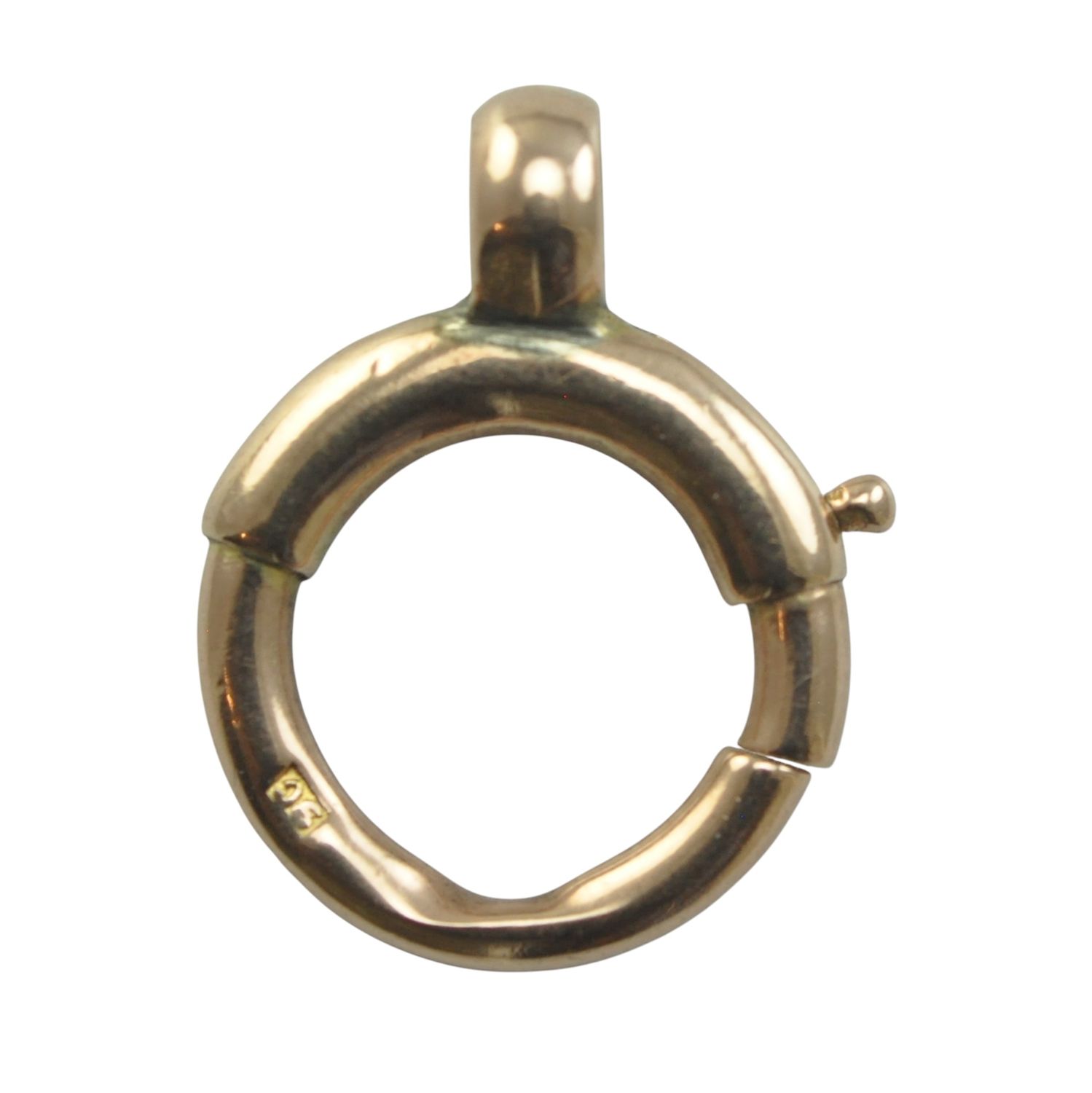 Antique Rose Gold Bolt Ring