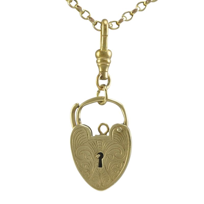 Vintage Heart Padlock