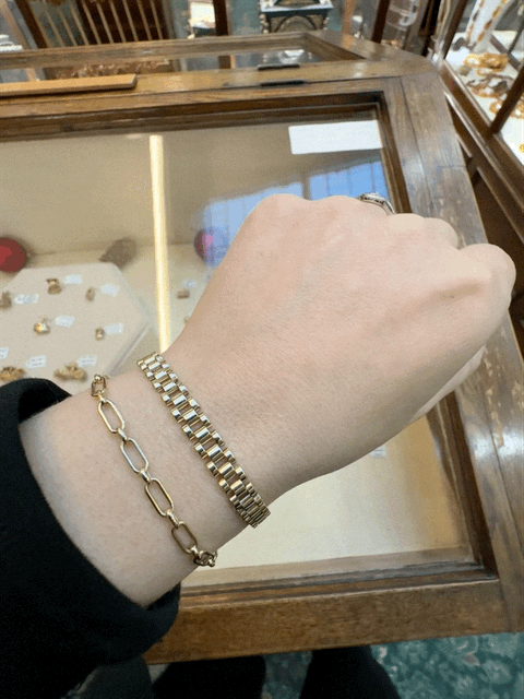 9ct Presidential Style Bracelet