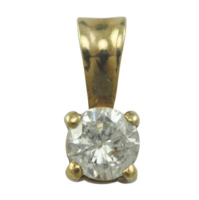 9ct Gold Diamond Pendant