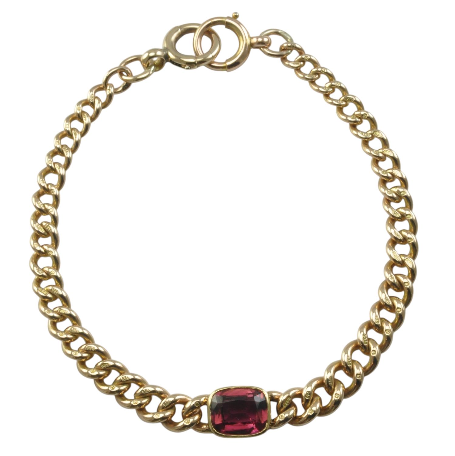 Tourmaline Set Antique Bracelet Tourmaline Set Antique Bracelet