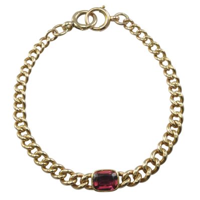 Tourmaline Set Antique Bracelet