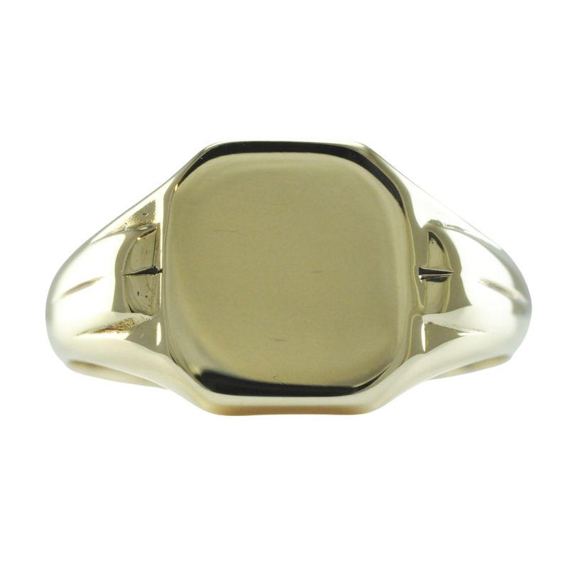 9ct Gold Square Signet