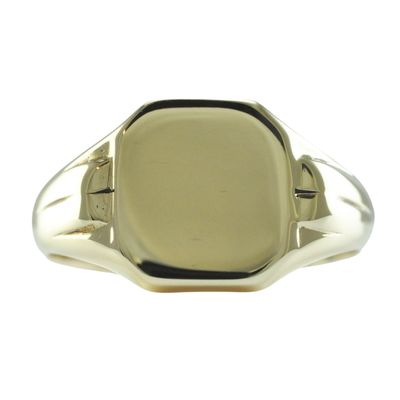 9ct Gold Square Signet