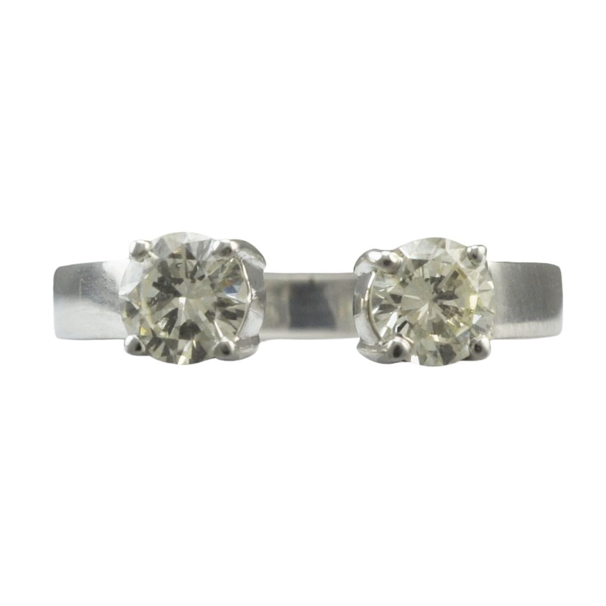 18ct and Diamond Torque Ring - RESERVED