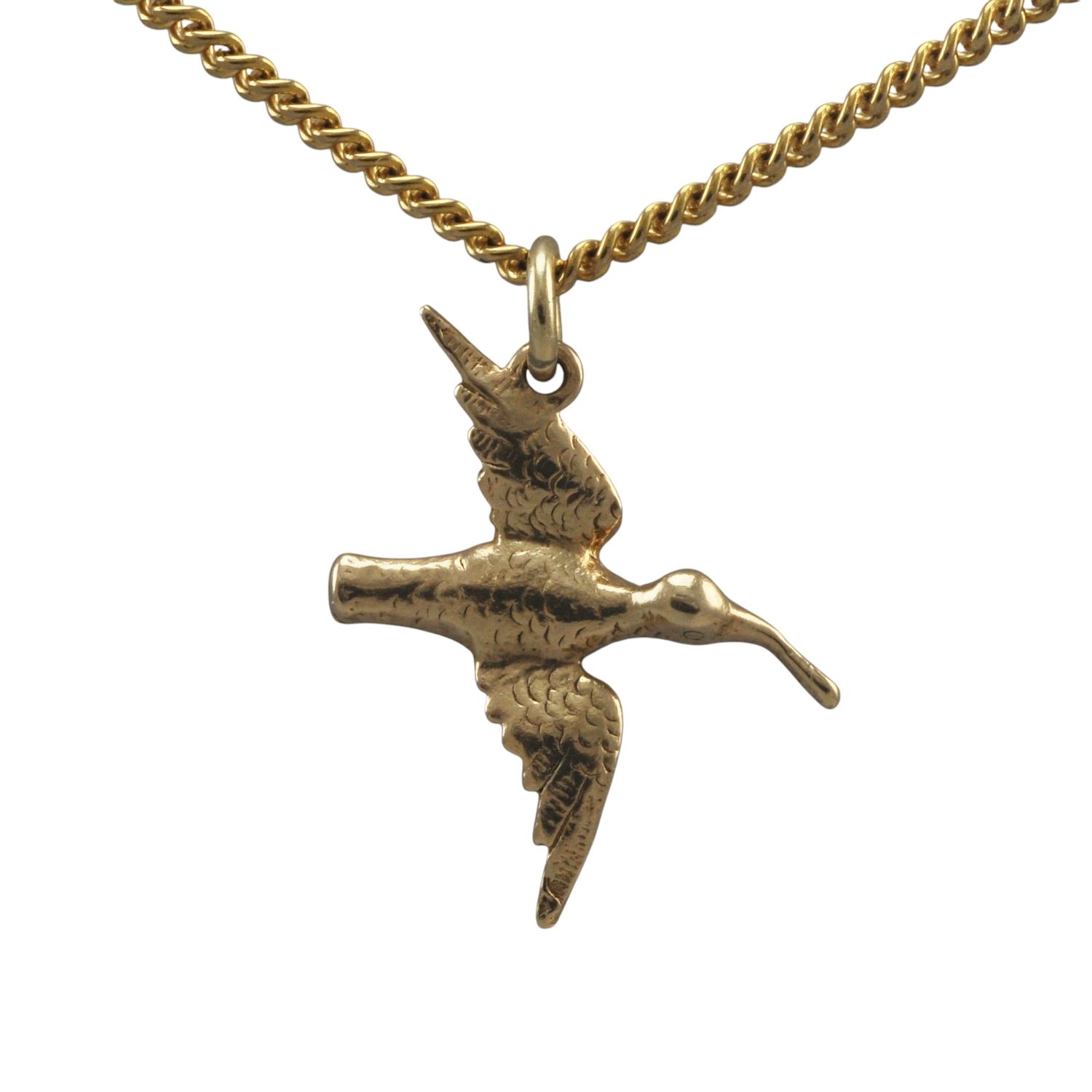 9ct Gold Albatross Charm 9ct Gold Albatross Charm