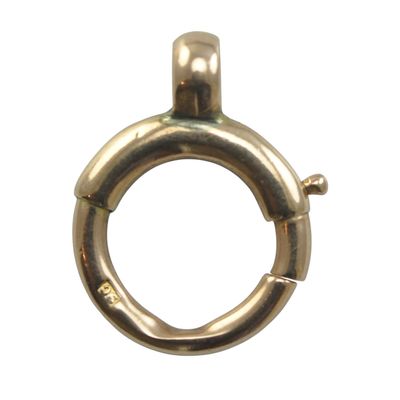 Antique Rose Gold Bolt Ring