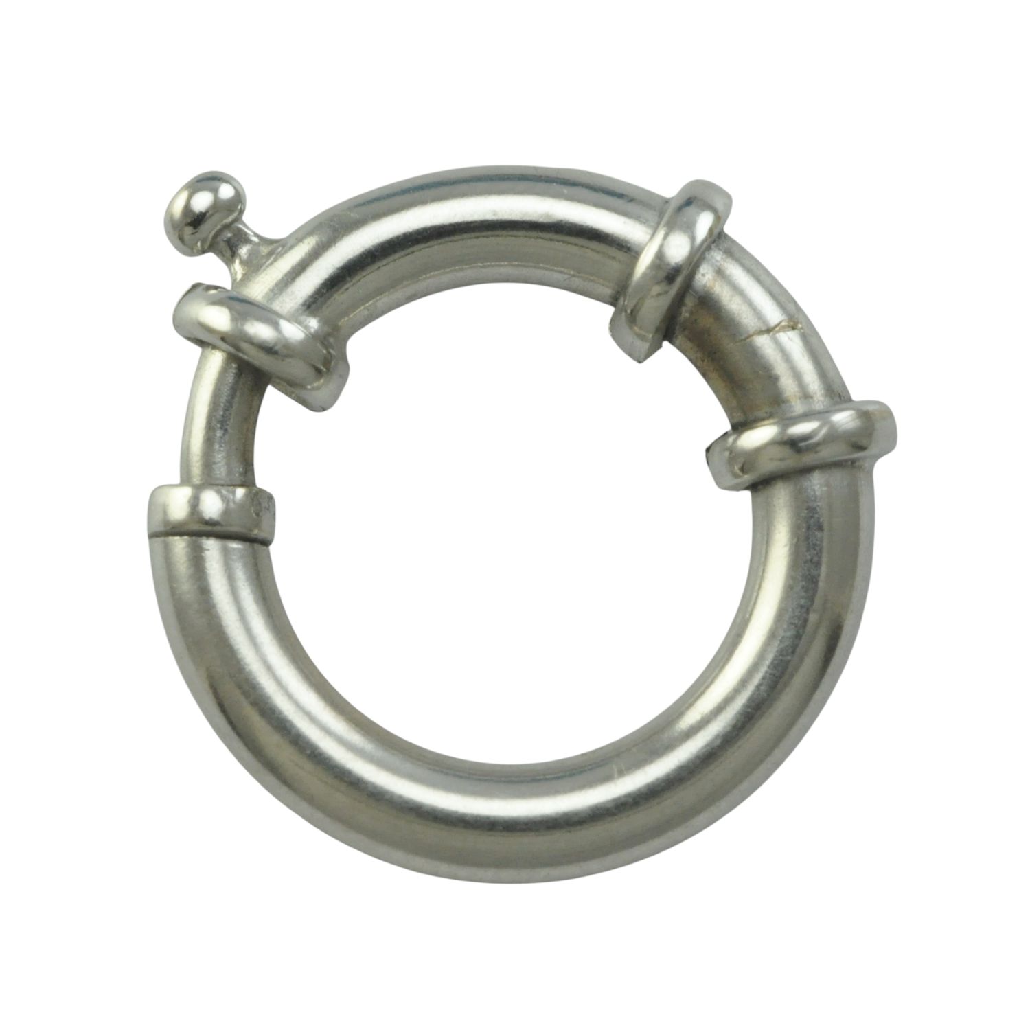 18ct White Gold Bolt Ring