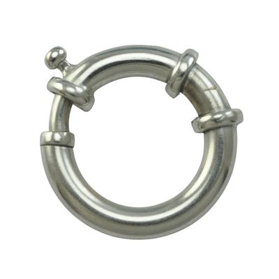 18ct White Gold Bolt Ring