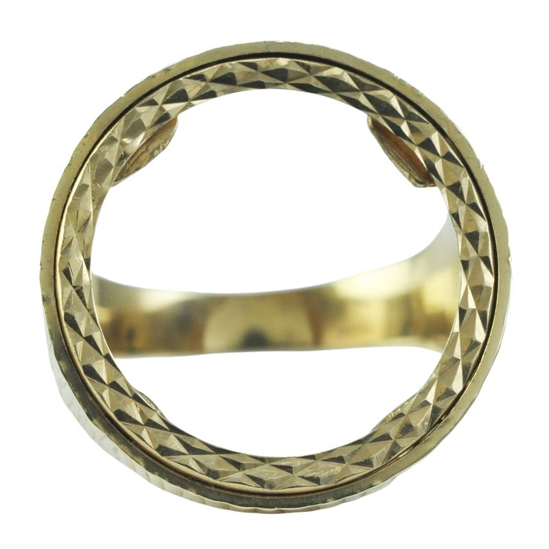 9ct Gold Vintage Full Sovereign Mount