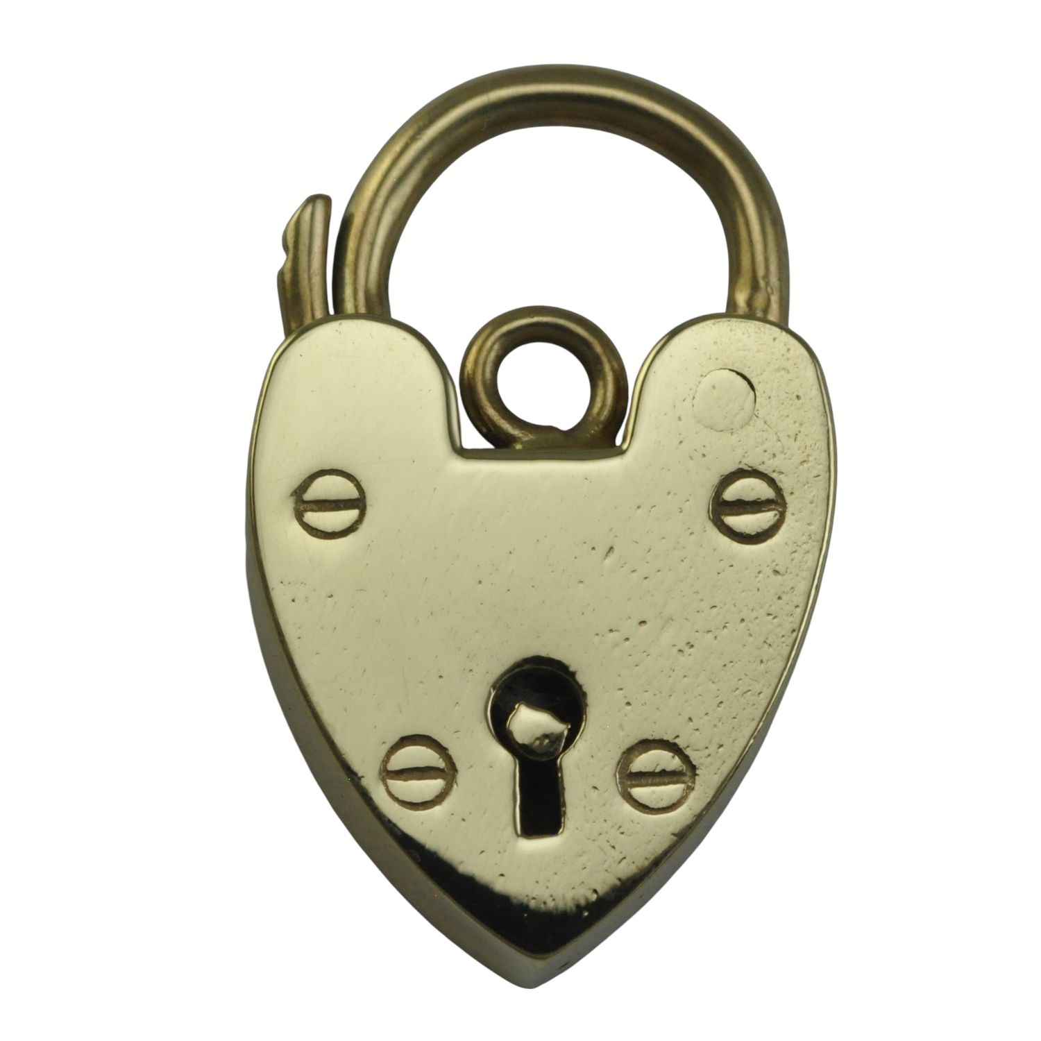 9ct Gold Heart Padlock
