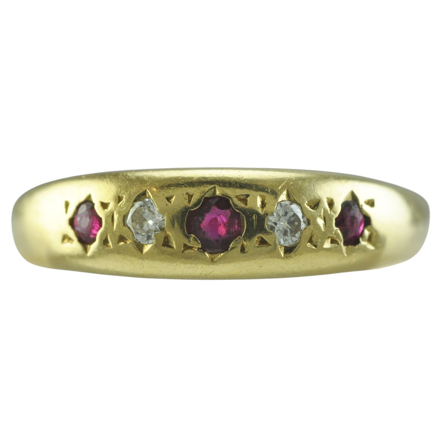 Vintage Ruby and Diamond Ring