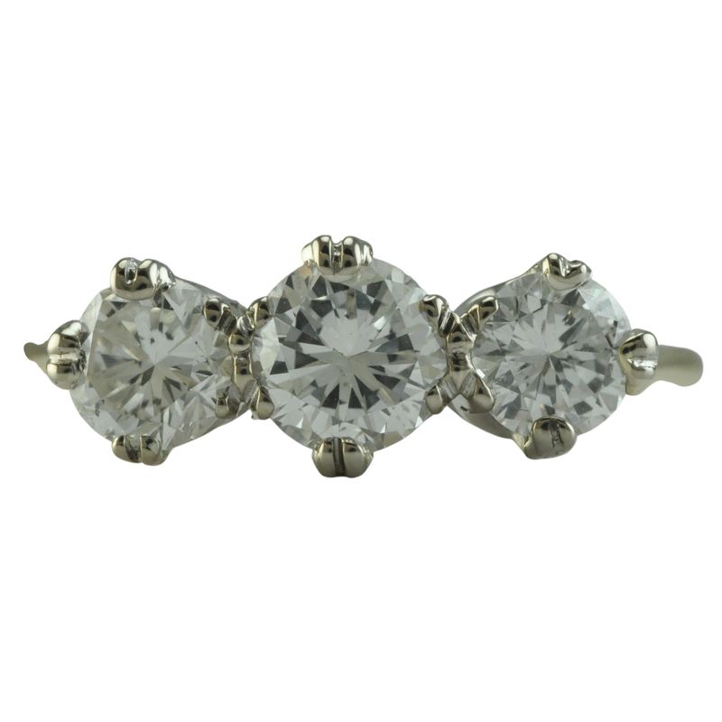 18ct Diamond Three Stone Ring