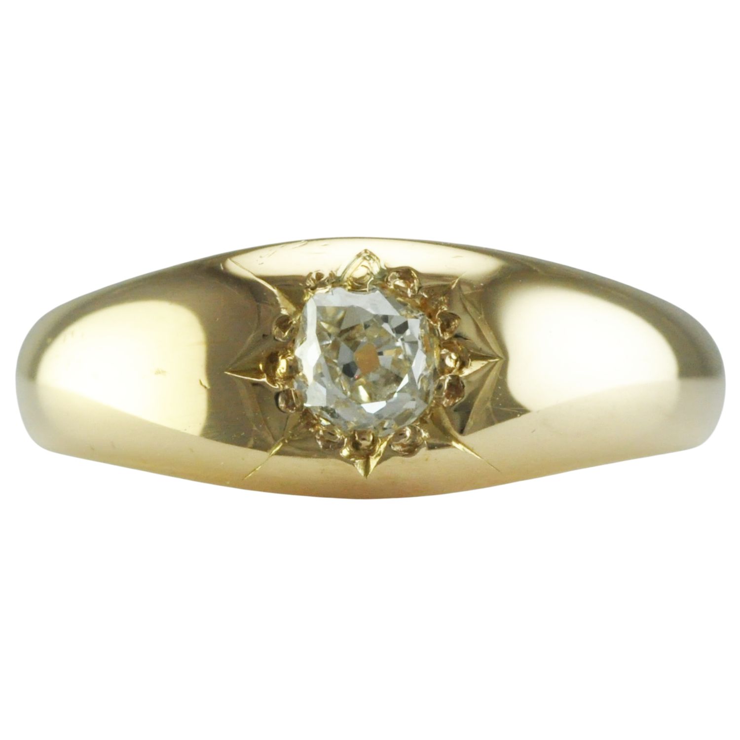 Victorian Diamond Set Gypsy Ring