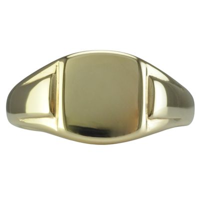 1940s 9ct Square Signet Ring 1940s 9ct Square Signet Ring