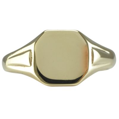 9ct Vintage Cushion Signet Ring 9ct Vintage Cushion Signet Ring