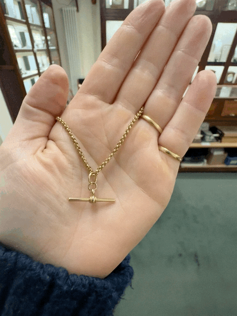 9ct Gold Mini T-Bar