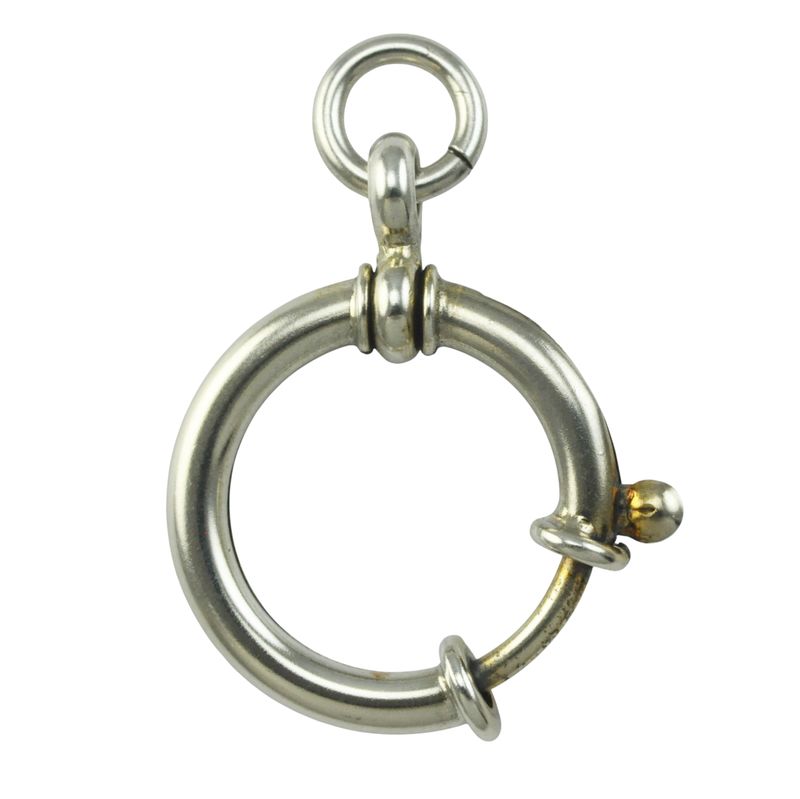 Sterling Silver Large Bolt Ring