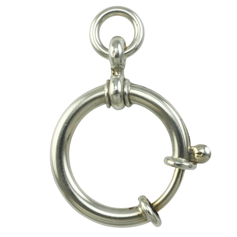 Large Sterling Silver Bolt Ring