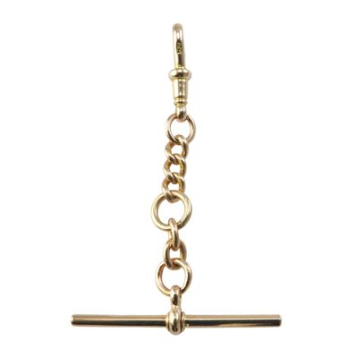 Antique 9ct Rose Gold T-Bar
