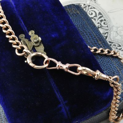 9ct Rose Gold Double Dog Clip 9ct Rose Gold Double Dog Clip