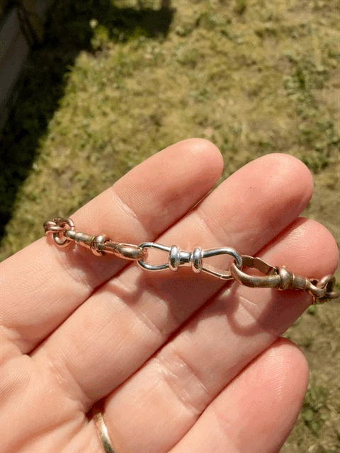 Sterling Silver Double Dog Clip