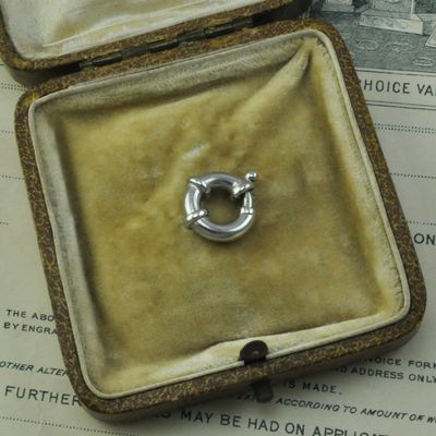 18ct White Gold Chunky Bolt-Ring 18ct White Gold Chunky Bolt-Ring
