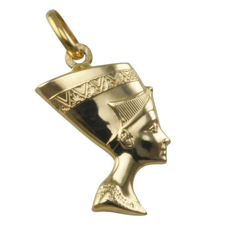 18ct Gold Nefertiti Pendant