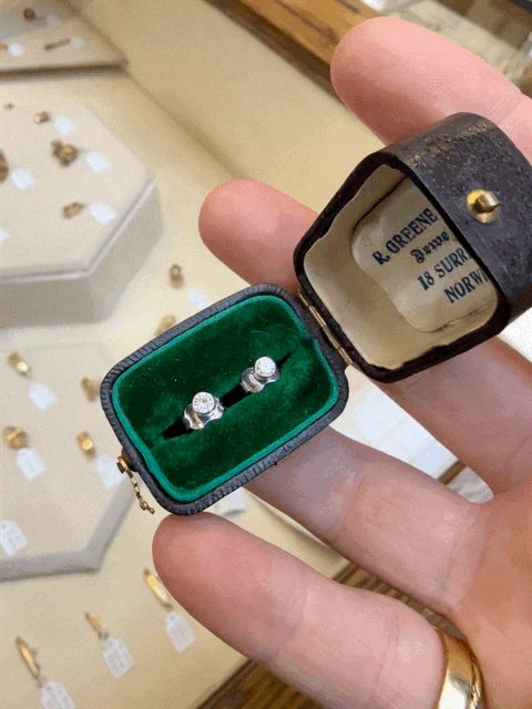 9ct White Gold Diamond Studs