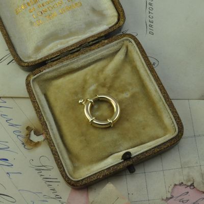 9ct Gold Chunky Bolt Ring