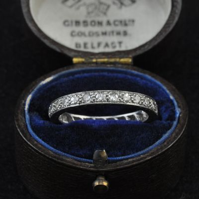 Art Deco Platinum Full Eternity Ring Art Deco Platinum Full Eternity Ring