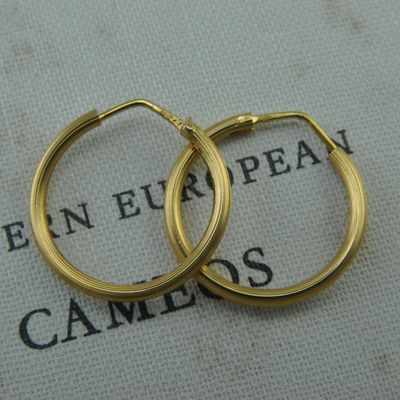 High-Carat Gold Hoops