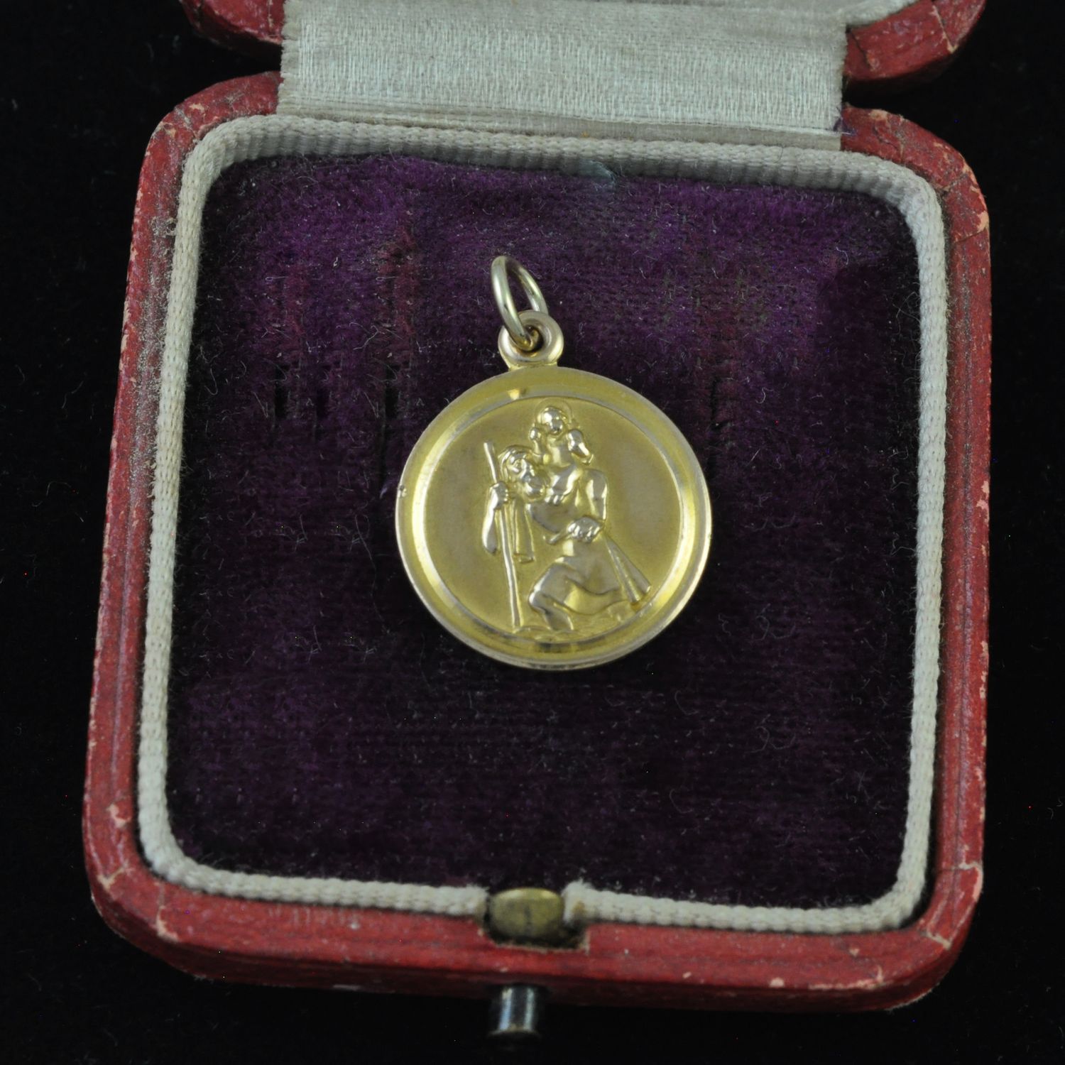 Round St Christopher Pendant Round St Christopher Pendant