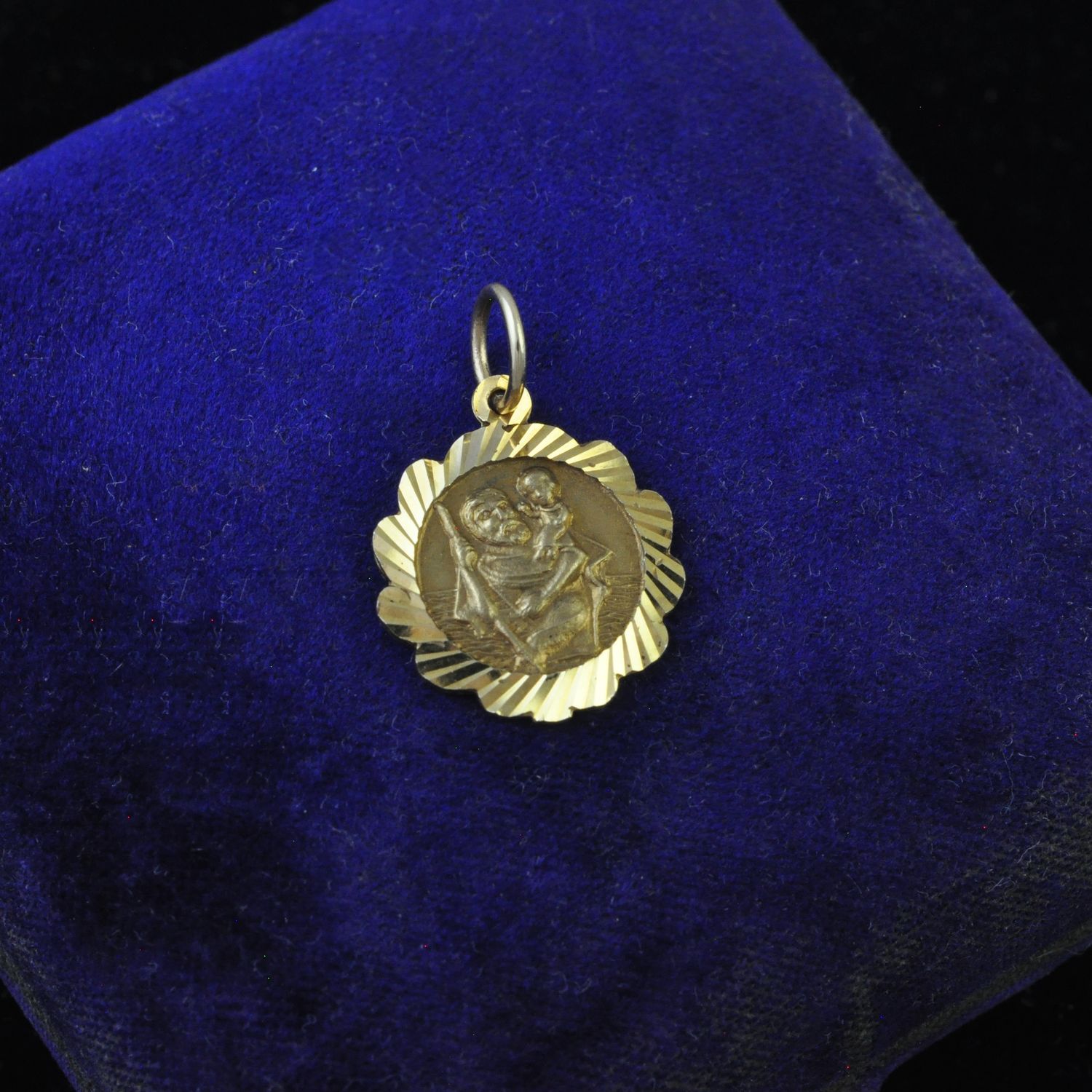 Vintage St Christopher Pendant