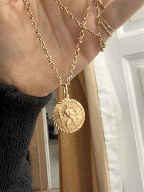9ct Gold St Christopher