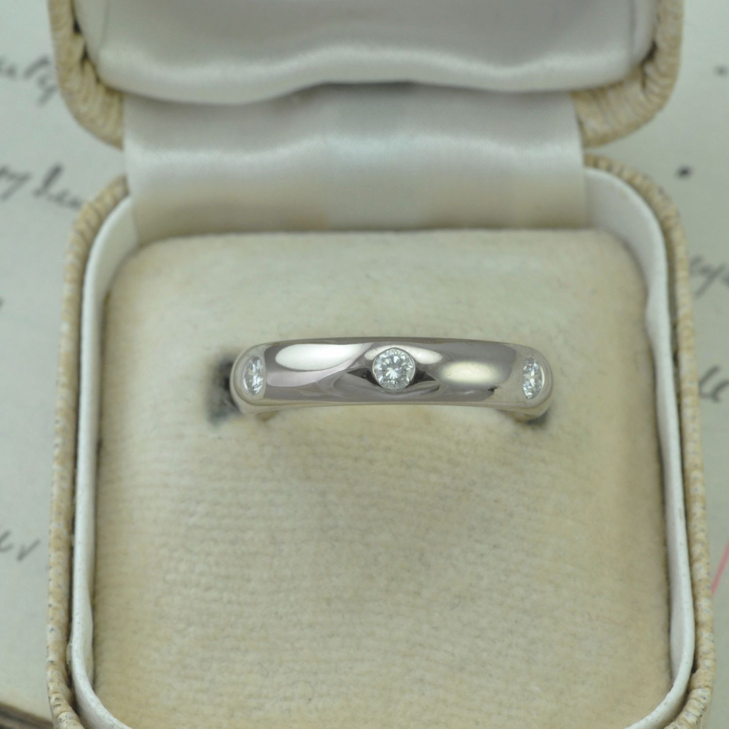 18ct Diamond Cartier Wedding Ring 18ct Diamond Cartier Wedding Ring